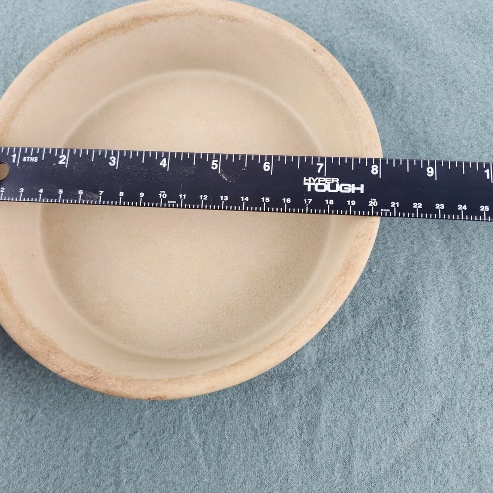 Pampered Chef 8in Round Mini Baker #1470 Stone Pie‎ Plate 8
